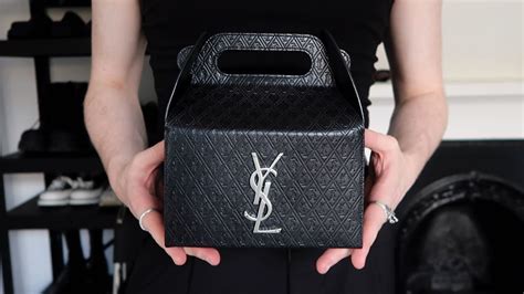 ysl bag unboxing|ysl take away box bag.